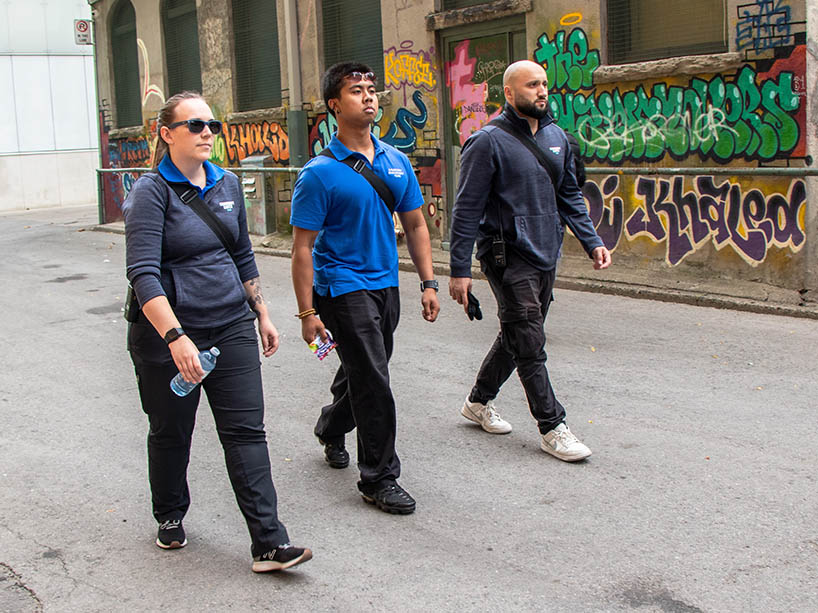 Holli Boucher-Chu, Randolph Aguas and Karim Brahimi