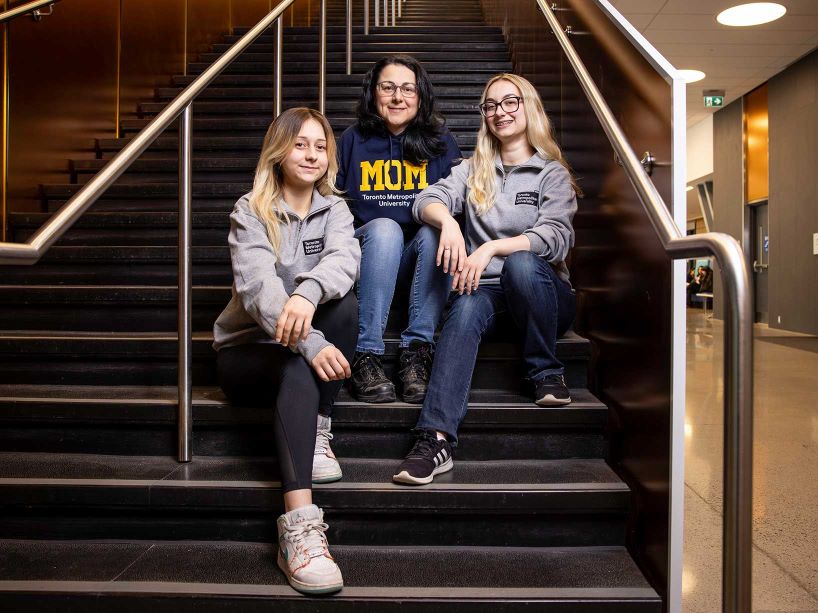 Tanya Vlaskalin and her daughters Sanja and Mila Neretljak.