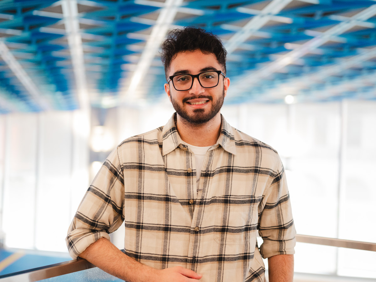 Computer Science student, Amir Ali Eslami.