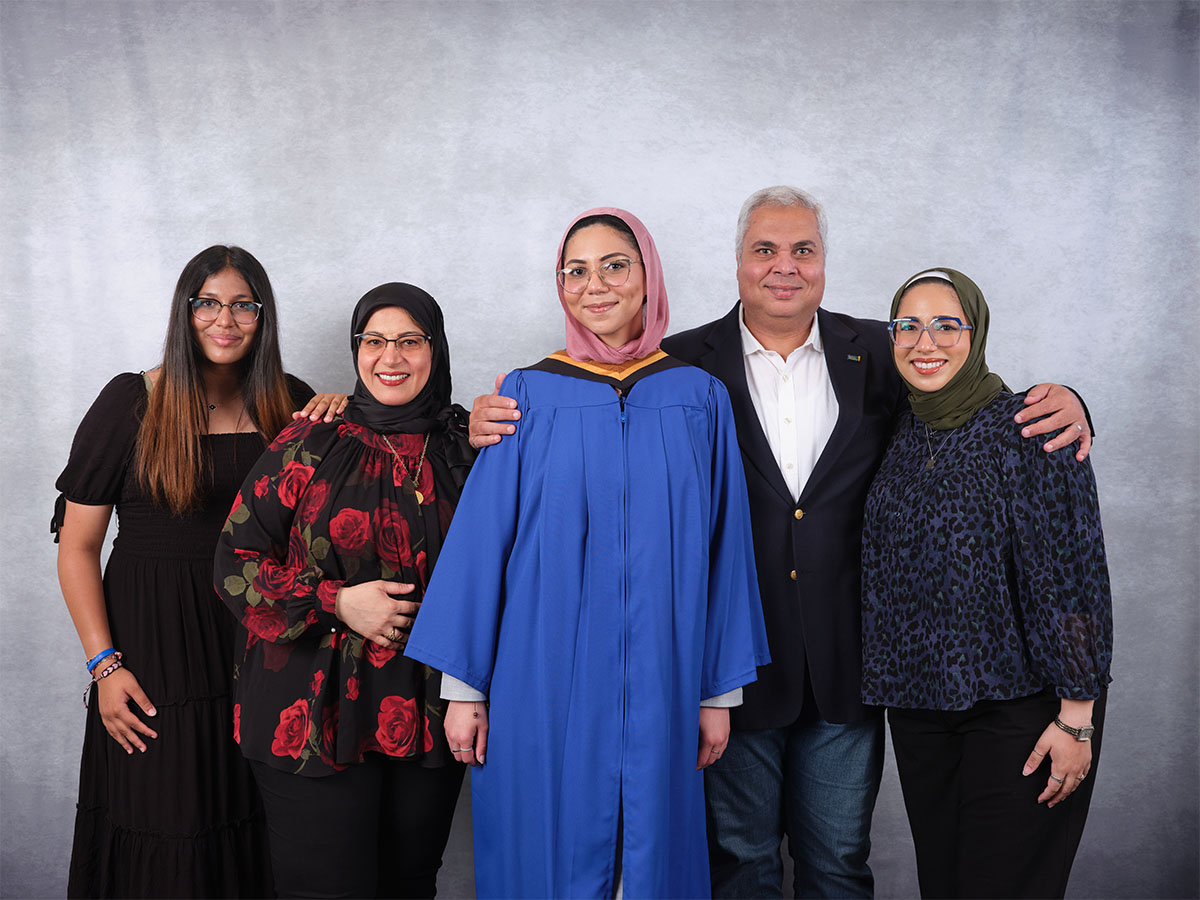 Angie Awadallah and her family