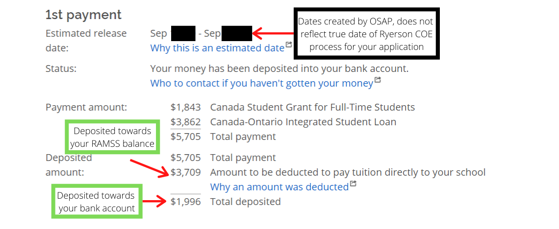 OSAP Instalments And Confirmation Of Enrolment Student Financial 