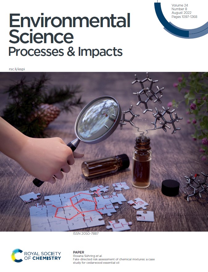 Cover of Environmental Science: Processes and Impacts journal