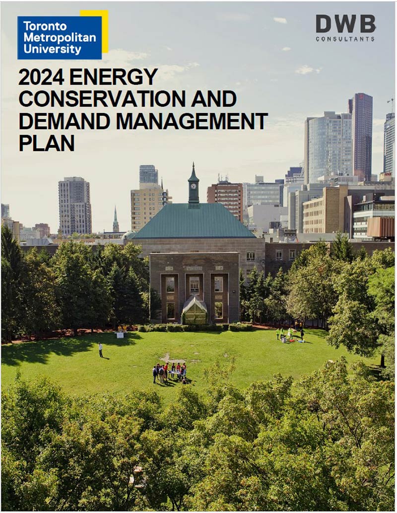 Cover of the Energy Conservation and Demand management Plan 2024