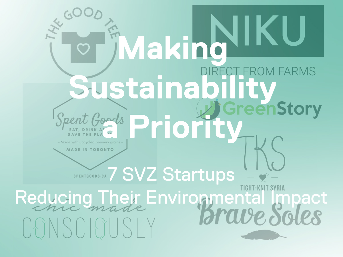 Making sustainability a priority: 7 SVZ startups reducing their environmental impact