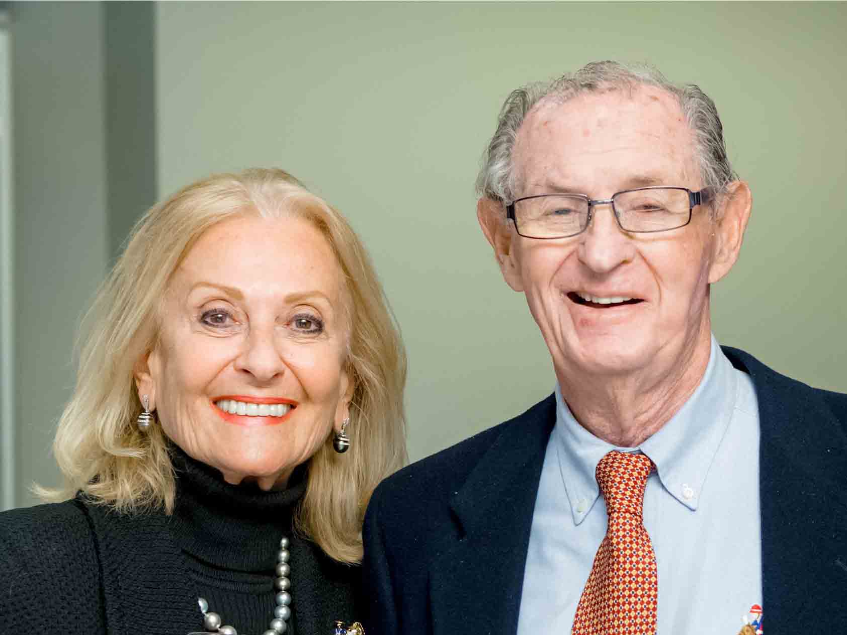 Lorraine and Ron Otis at an event celebrating Ron's impact at the Ted Rogers School on April 29, 2019.