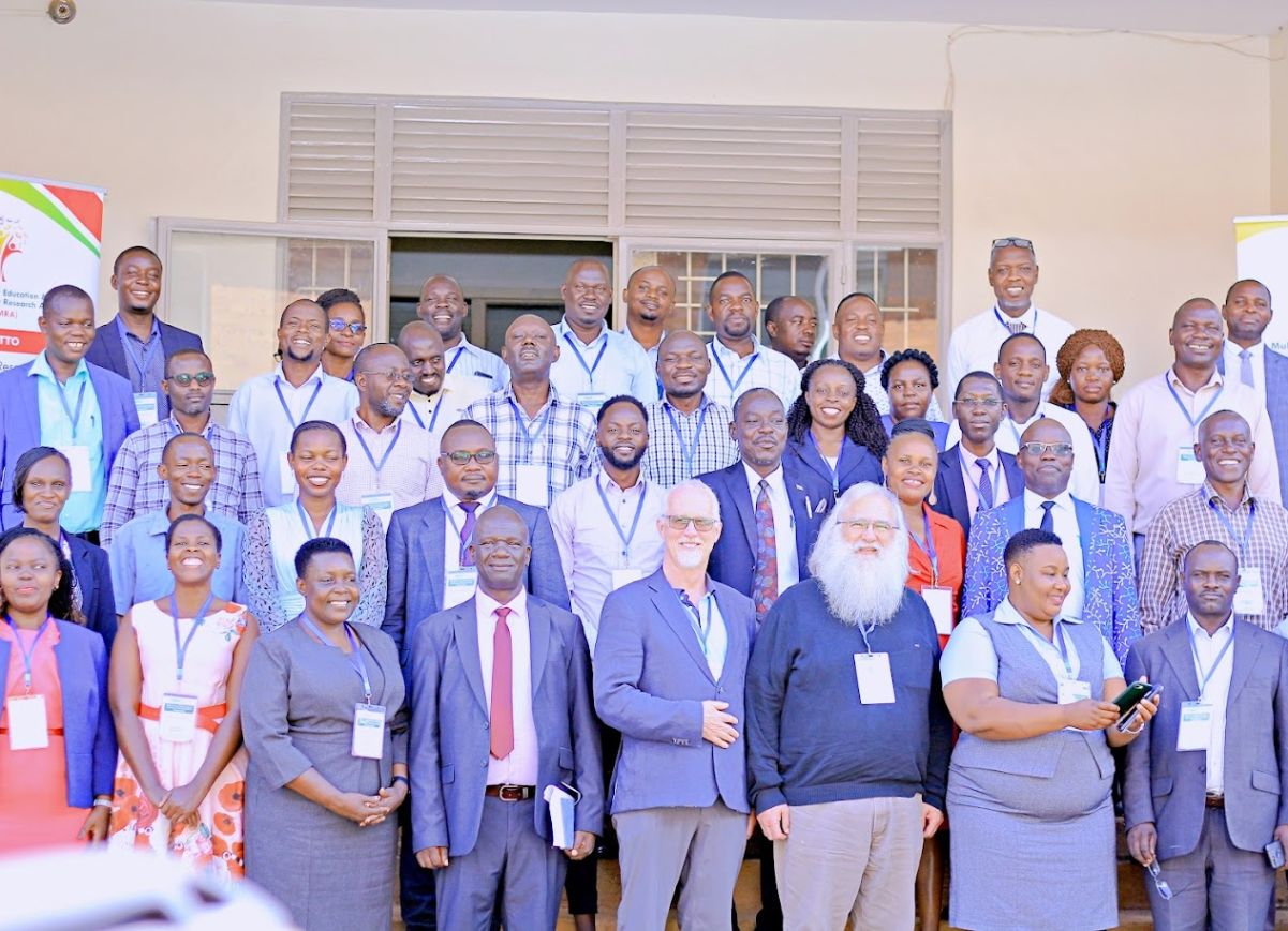 Prof Dave Valliere with Uganda researchers 