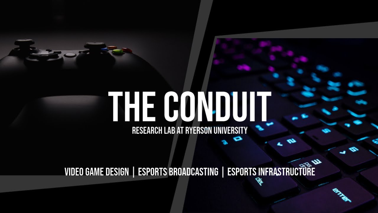 A black background with a video game controller with the words "The Conduit" in white