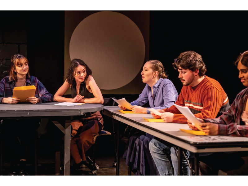 Performance Acting students performing “The Division’ at Tarragon Theatre. 