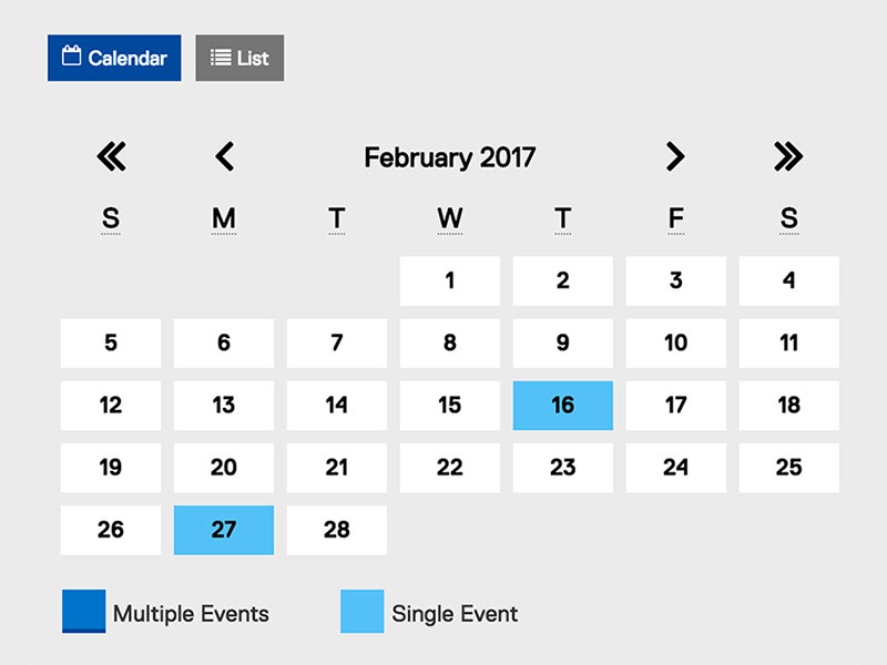 Calendar Web Support Toronto Metropolitan University